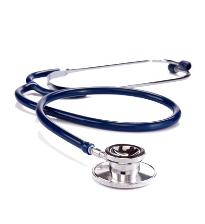 black-and-blue-stethoscope-isolated-on-white-PCE5J